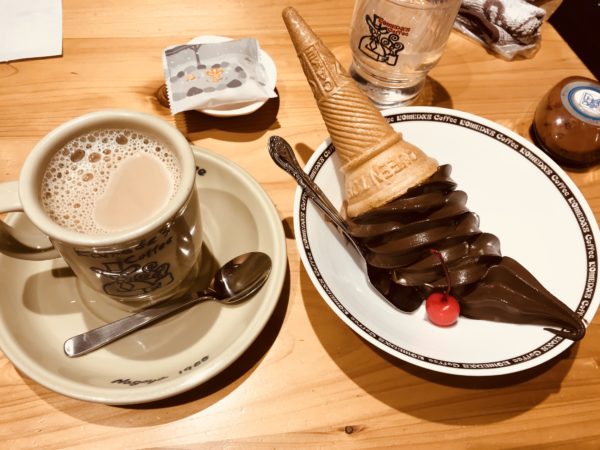 ゴディバ×コメダ珈琲店　チョコレートのソフトクリーム（2020年）